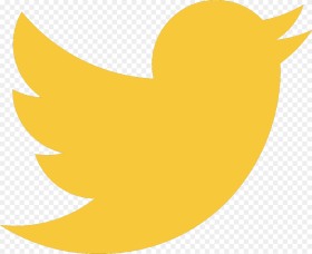 Twitter Logo png Yellow png  Yellow Twitter