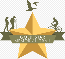 Gold Star Memorial Trail Png