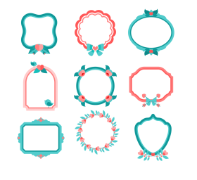 cuadros png vector frame
