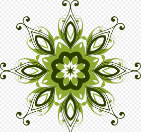 Clip Art Floral Design Flowers Transprent  Green