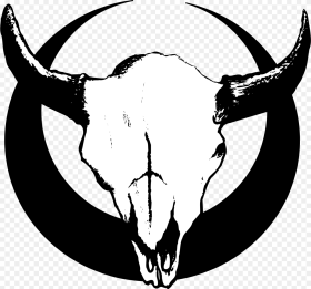 Image of Cow Skull Clip Art Medium Size