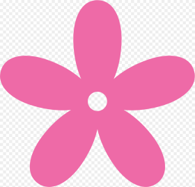 Clipart Flower Simple Pink Flower Clipart Png