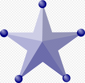 Blue D Star Vector Clipart Image Clip Art