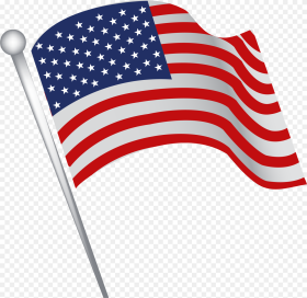 Transparent Fourth of July Banner Clipart Wavy Flag