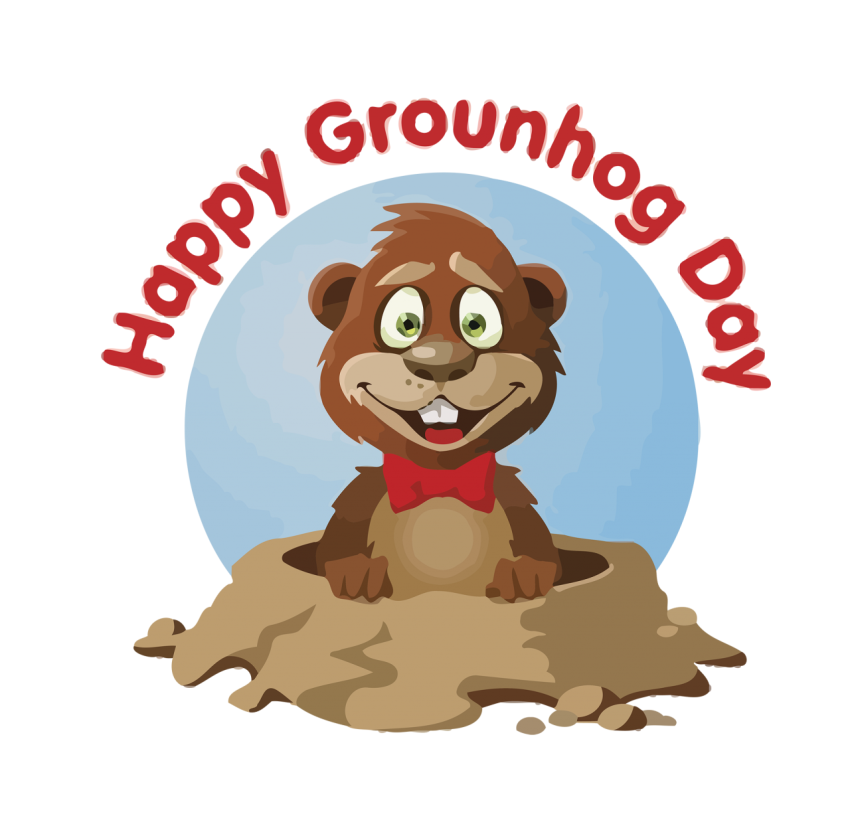 happy groundhog day png hd cartoon
