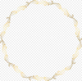 Necklace Clipart Round Gold Png