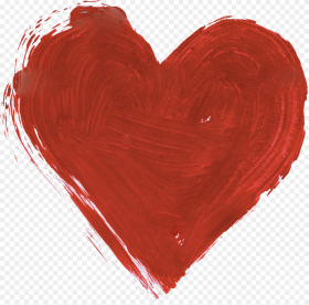 Watercolor Heart Png Transparent Background Paint Heart Png