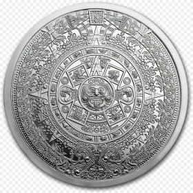 Buy  Oz Silver Round Aztec Calendar