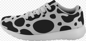 Cow Print Running Shoes Hd Png Download
