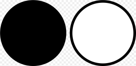 Circle Clipart Black and White Black and White