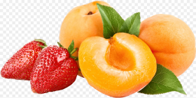 Fructo Melocotones Fresas Fruit Transparent Background Hd Png