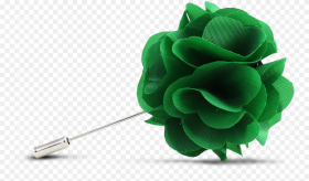 Emerald Green Solid Lapel Flower Emerald Green Flower