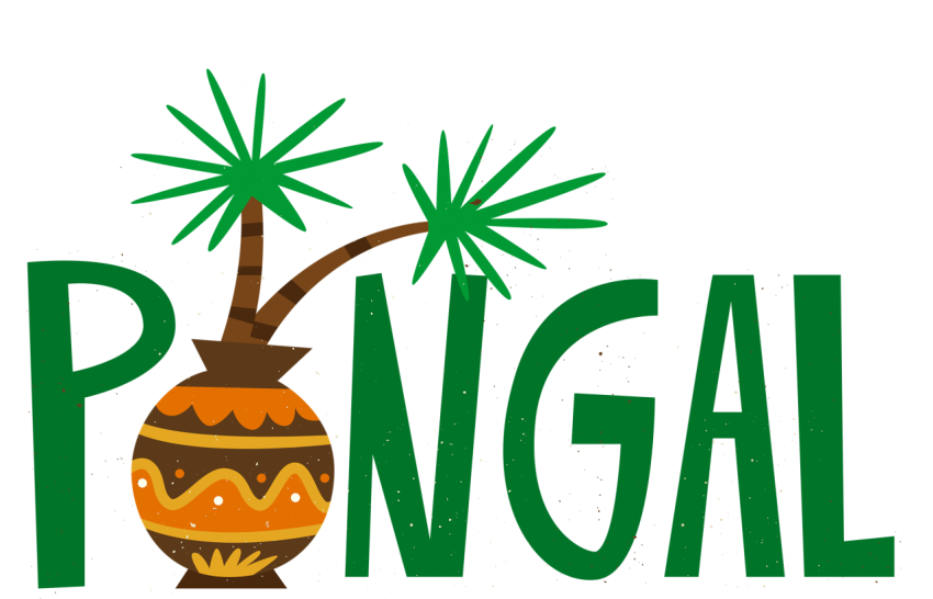 happy pongal png text