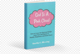 God Is a Pink Cloud Paper Png HD