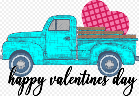 Valentine Clipart Truck Happy Valentines Day Truck Hd