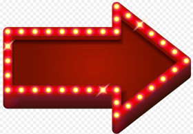 Light Neon Red Arrow Transparent Free Download Png