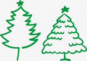 Christmas Tree Illustration Hd Png Download