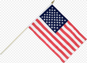 Usa Flag Waving Png Hand Held Flag Transparent