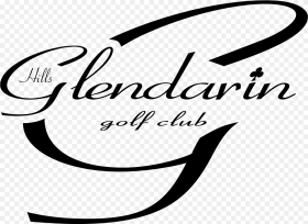Glendarin Hills Golf Club Calligraphy Png HD