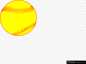 Softball Clip Art Icon and Clipart Png