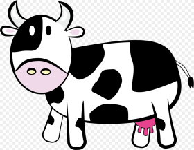 Cow Cartoon No Background Hd Png Download