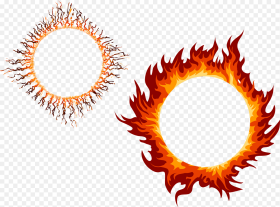 Transparent Flame Circle Clipart Lingkaran Api Png