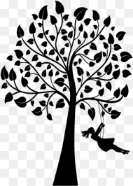Swing Clipart Tree Swing Tree Trunk With Leaves