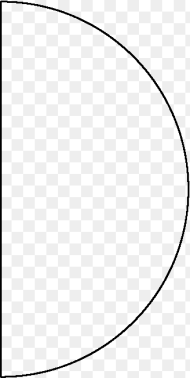 Half Circle Template Half Circle Clipart Black And
