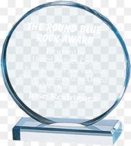 Acrylic Glass Trophy Circle Png
