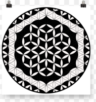 Flower of Life Mandala Design Hd Png