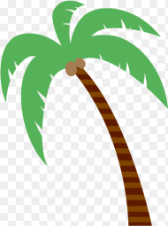 Palm Trees Vector Graphics Coconut Design Coconut Graphic