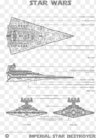 Star Wars Imperial Star Destroyer Blueprint Png