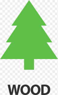 Wood Simple Christmas Tree Png Transparent Png