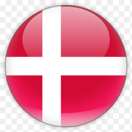 Flag Icon of Denmark at Png Format