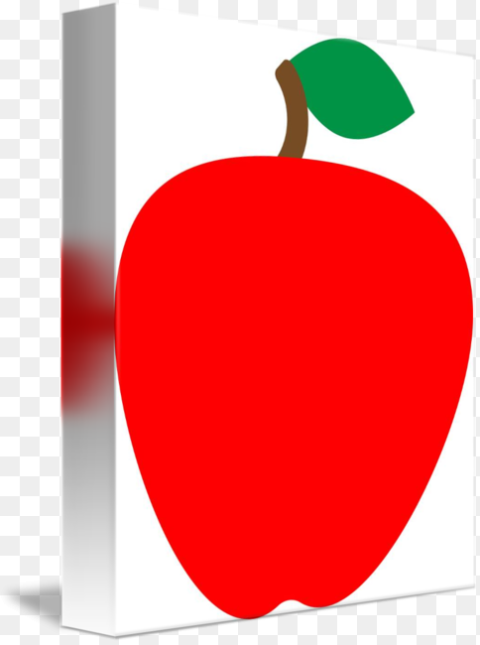 Clip Art Single Red Apple Fruit Apple Hd