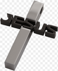 Men Set Black and Silver Jesus Cross Stainless