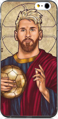 Messi as a Saint  png