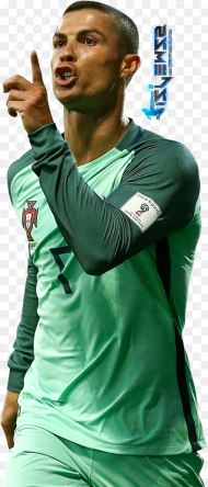Green Ronaldo Portugal Jersey  png