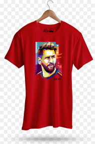 Picture of Messi Graphic Printed T Shirt Print