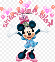 Feliz Aniversario Minnie Rosa Hd Png Download
