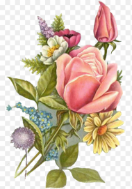 Oil Painting Flowers Png Transparent Png