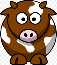 Transparent Cow Clipart Cute Brown Cow Clipart Hd