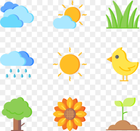 Spring Flower Cartoon Png Icon  Png
