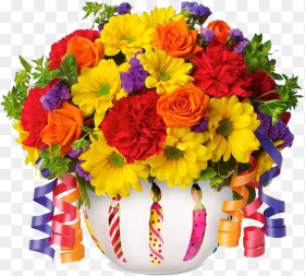 Birthday Flowers Bouquet Png File Flower As