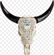Cow Skull Tribal Cattle Xl Horns Horn Hd