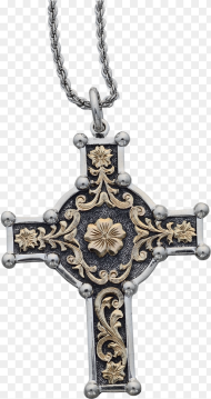 Vendor Unknown Collections Sterling Silver Cross With Distinguished