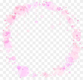 Circle Hearts Icon Overlay Frame Tumblr Pink Overlay