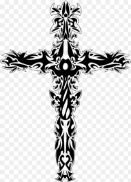 Tattoo Christian Cross Symbol Upside Down Cross White