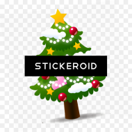 Large Xmas Tree Emoji Png Download Merry Christmas