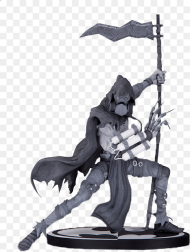 Batman Black White Statue Scarecrow by Danda Batman
